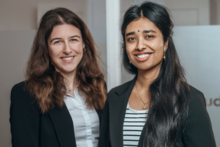 Leonie Kröger und Asha Niranjan.